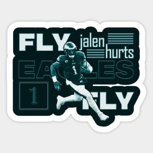 jalen hurts. philadelphia eagles fly eagles fly. Sticker